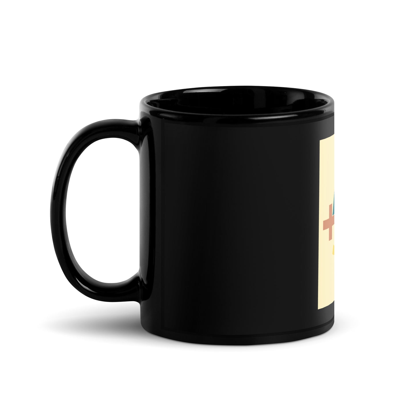 addJOY black glossy mug