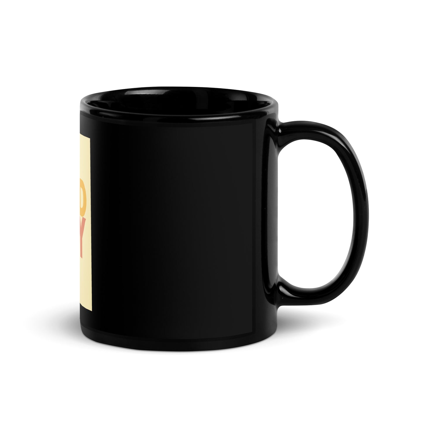 addJOY black glossy mug