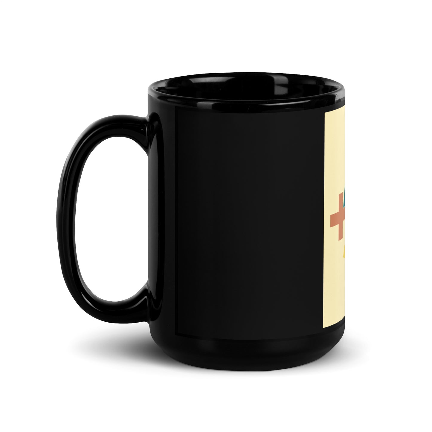 addJOY black glossy mug