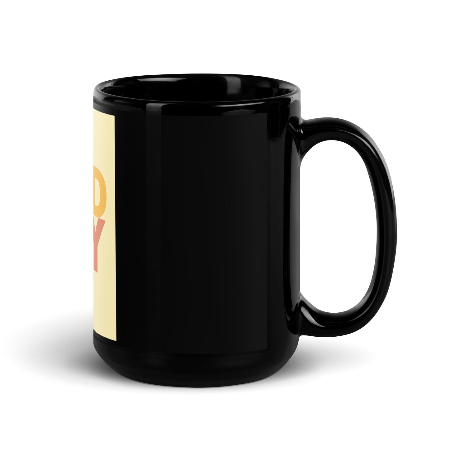 addJOY black glossy mug