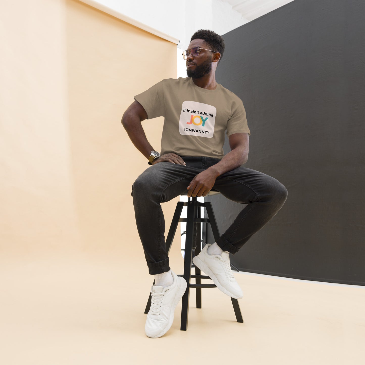 If it Ain't adding JOY Men's classic tee