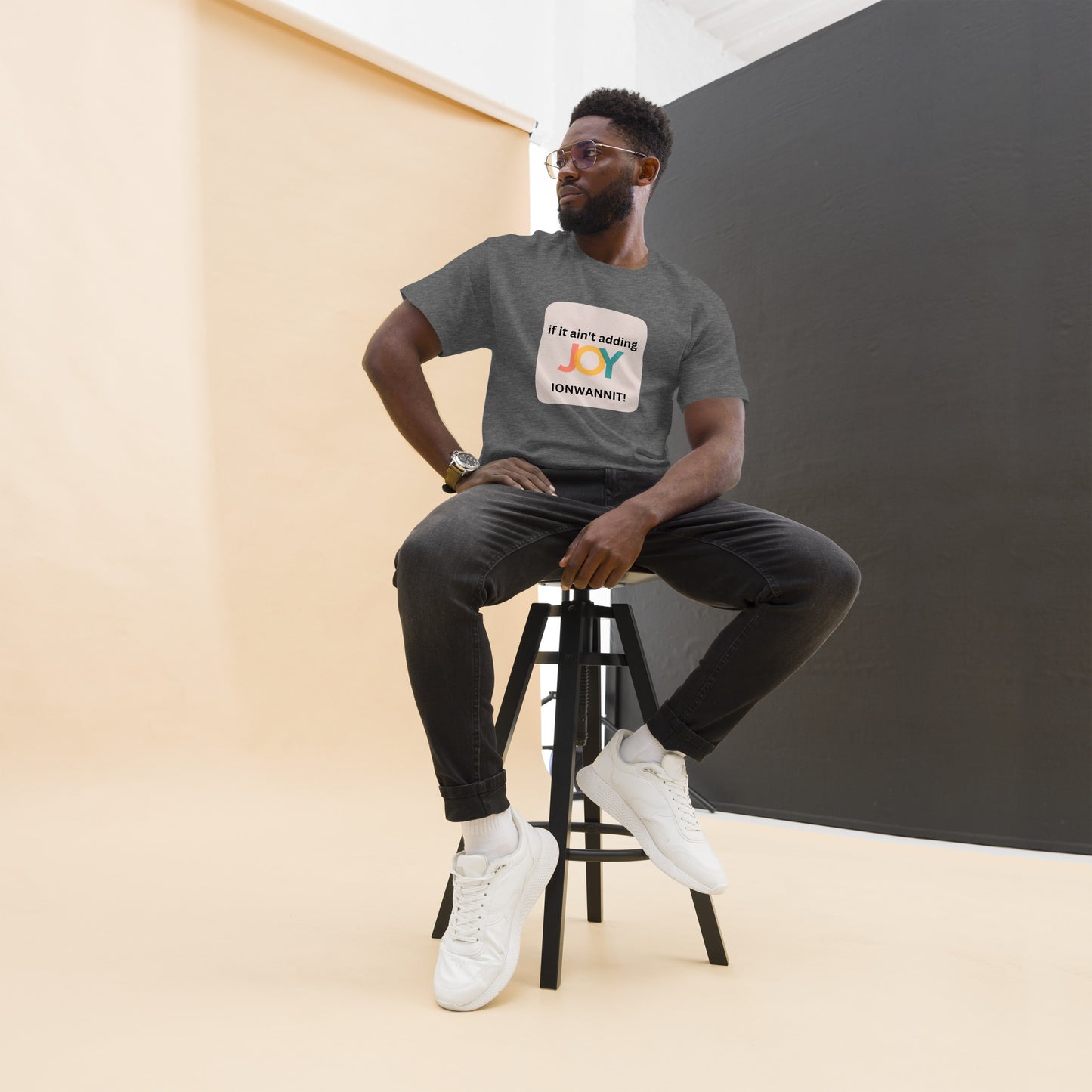 If it Ain't adding JOY Men's classic tee