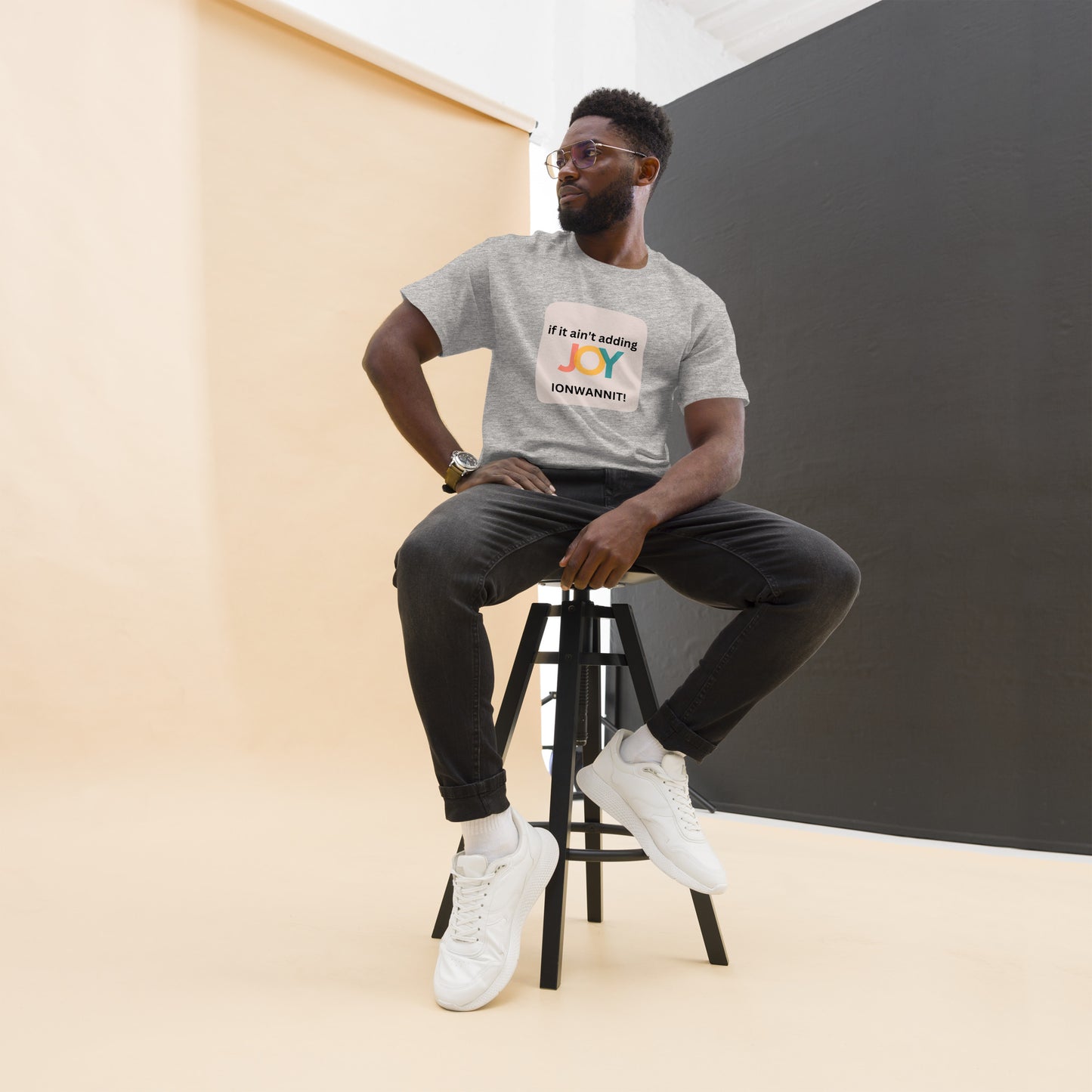 If it Ain't adding JOY Men's classic tee