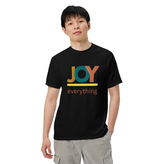 JOY over Everything Men’s garment-dyed heavyweight t-shirt