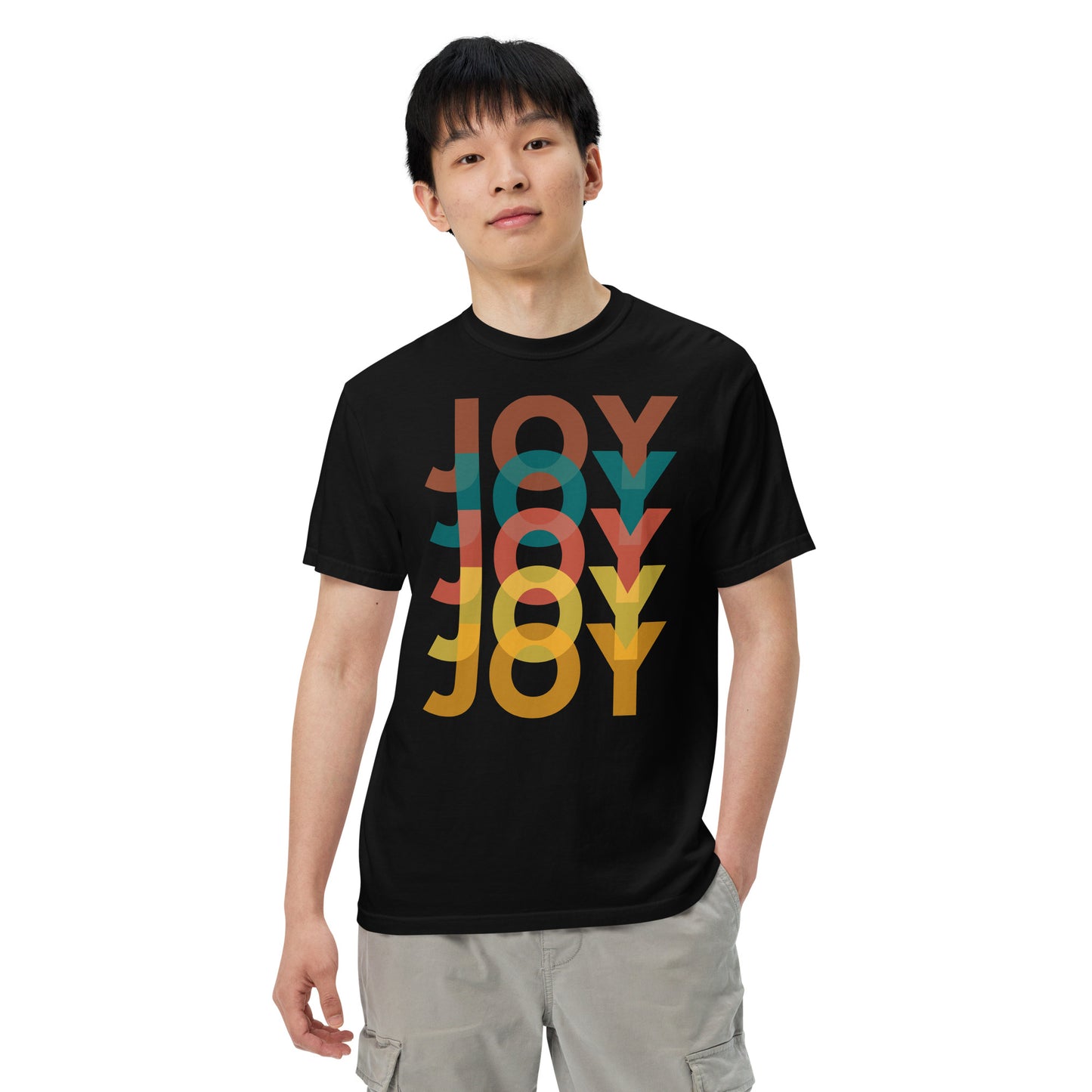 JOY Men’s garment-dyed heavyweight t-shirt