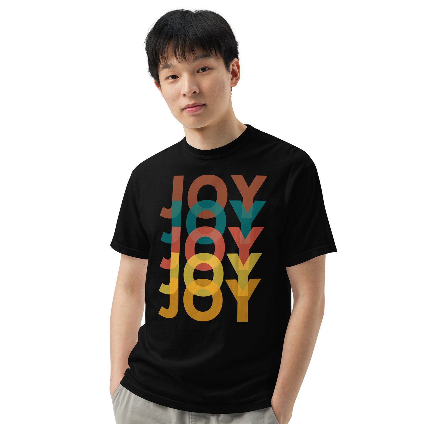 JOY Men’s garment-dyed heavyweight t-shirt