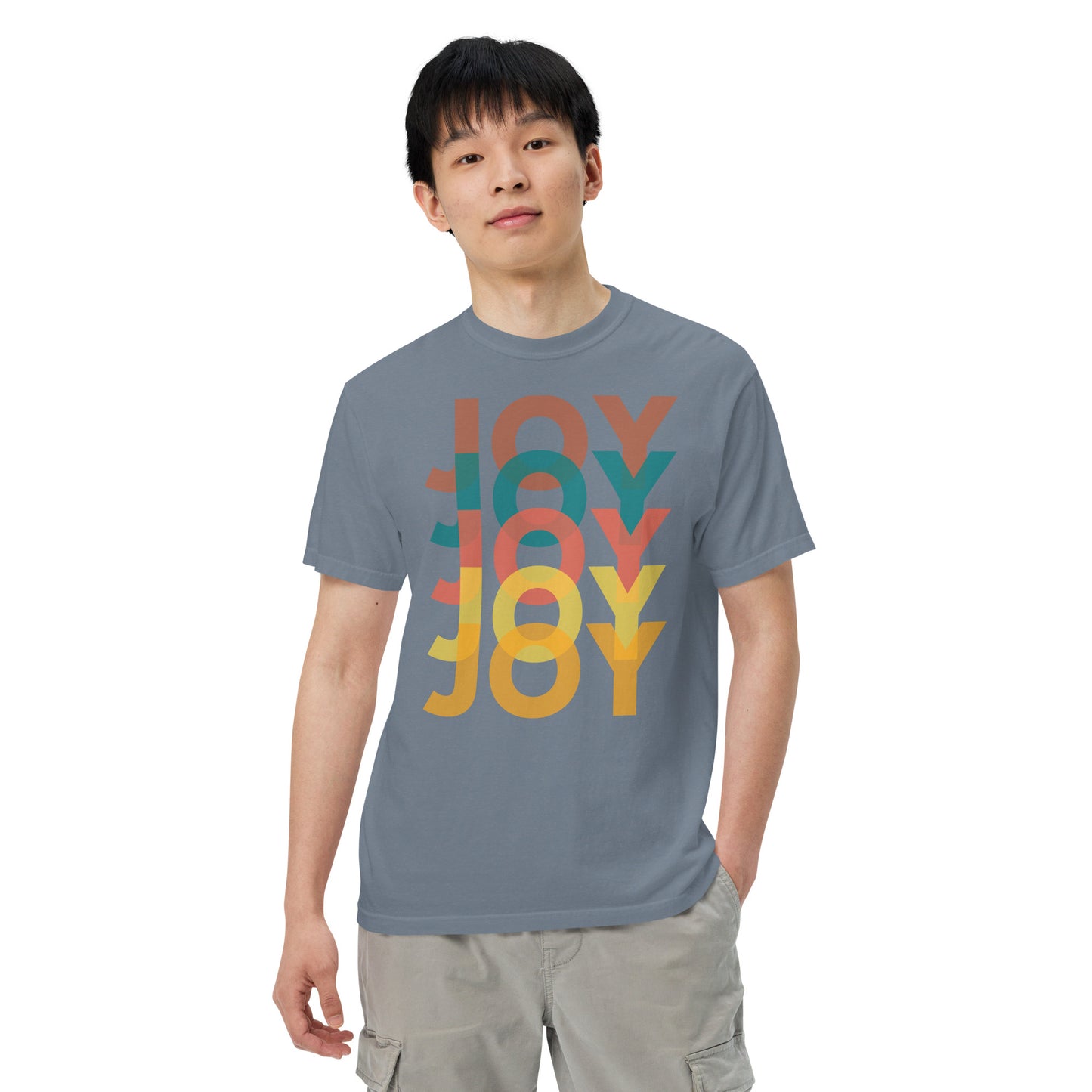 JOY Men’s garment-dyed heavyweight t-shirt