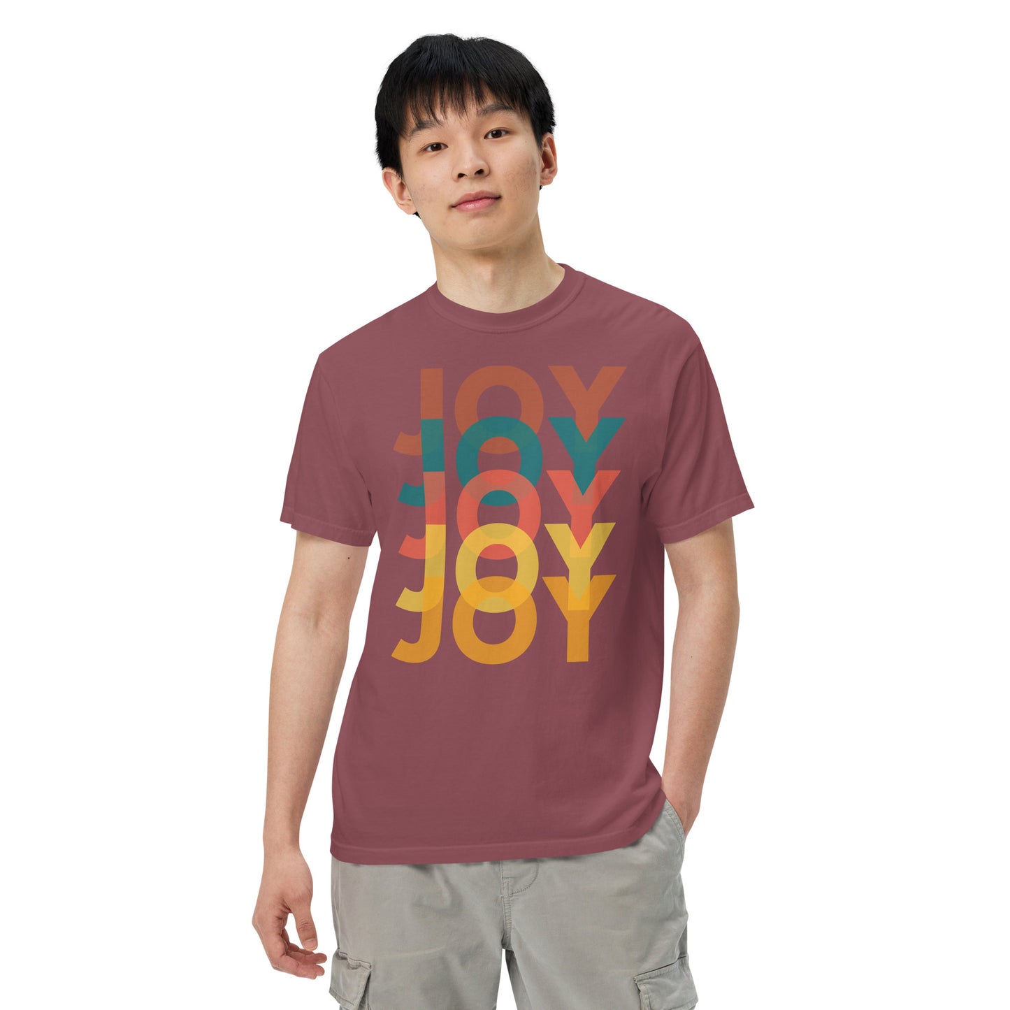 JOY Men’s garment-dyed heavyweight t-shirt