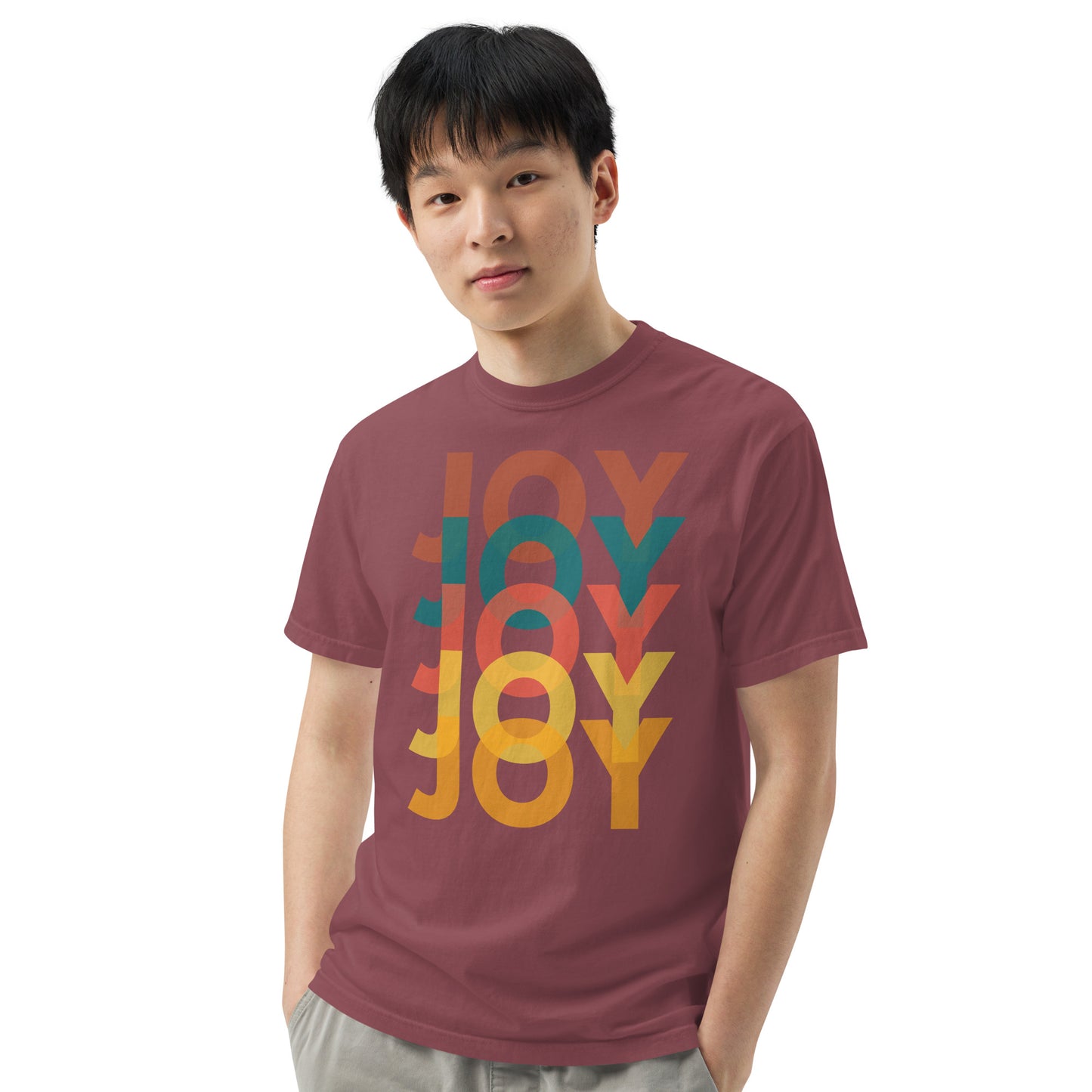 JOY Men’s garment-dyed heavyweight t-shirt