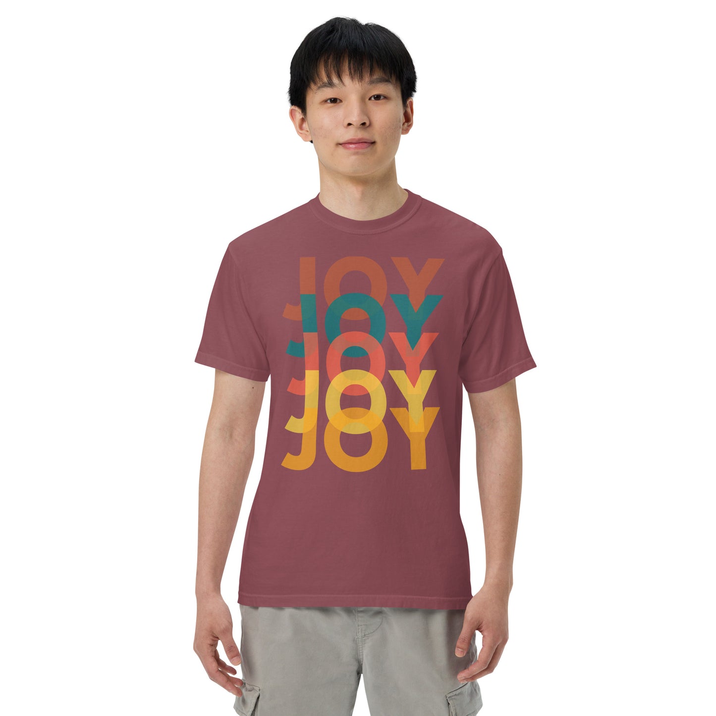 JOY Men’s garment-dyed heavyweight t-shirt