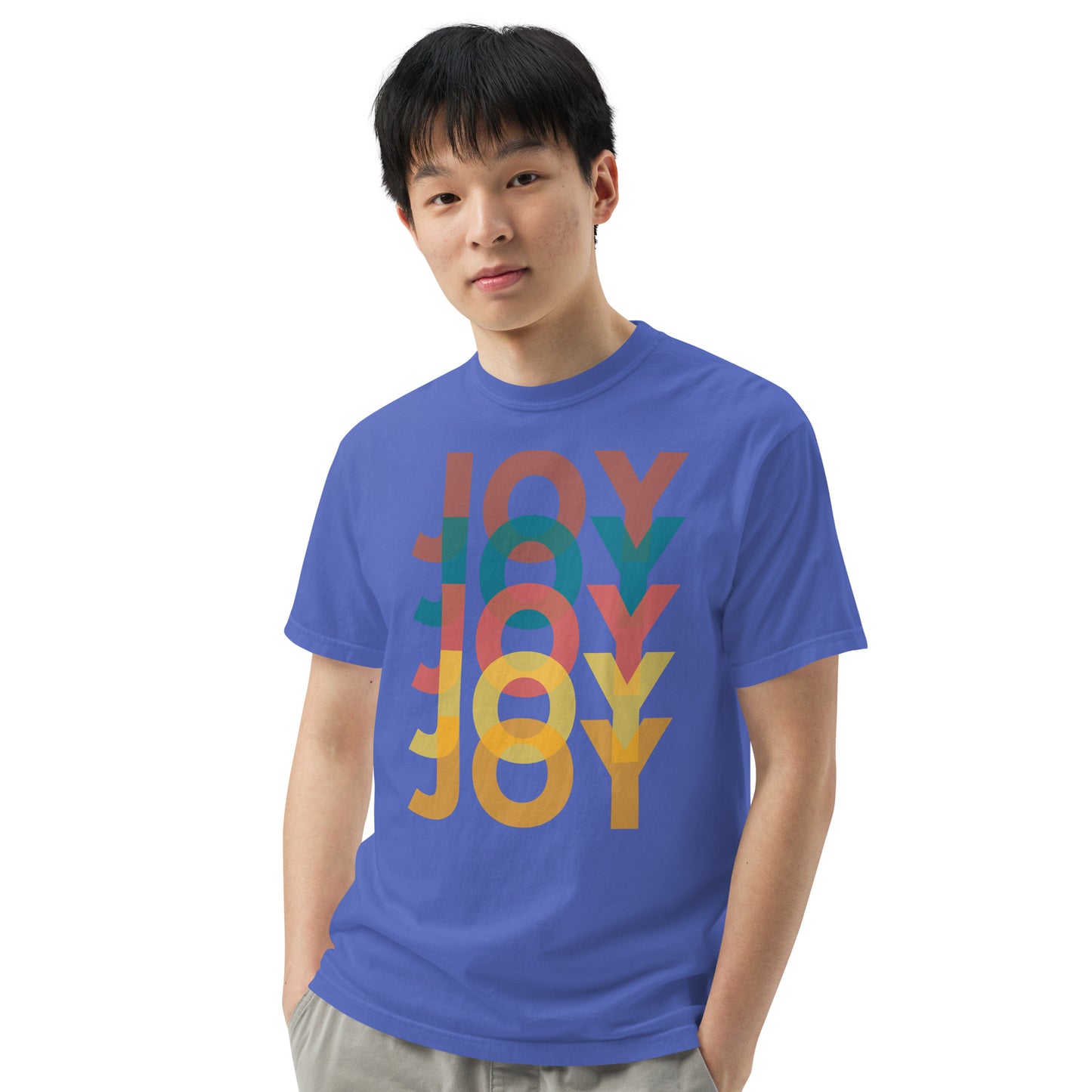 JOY Men’s garment-dyed heavyweight t-shirt