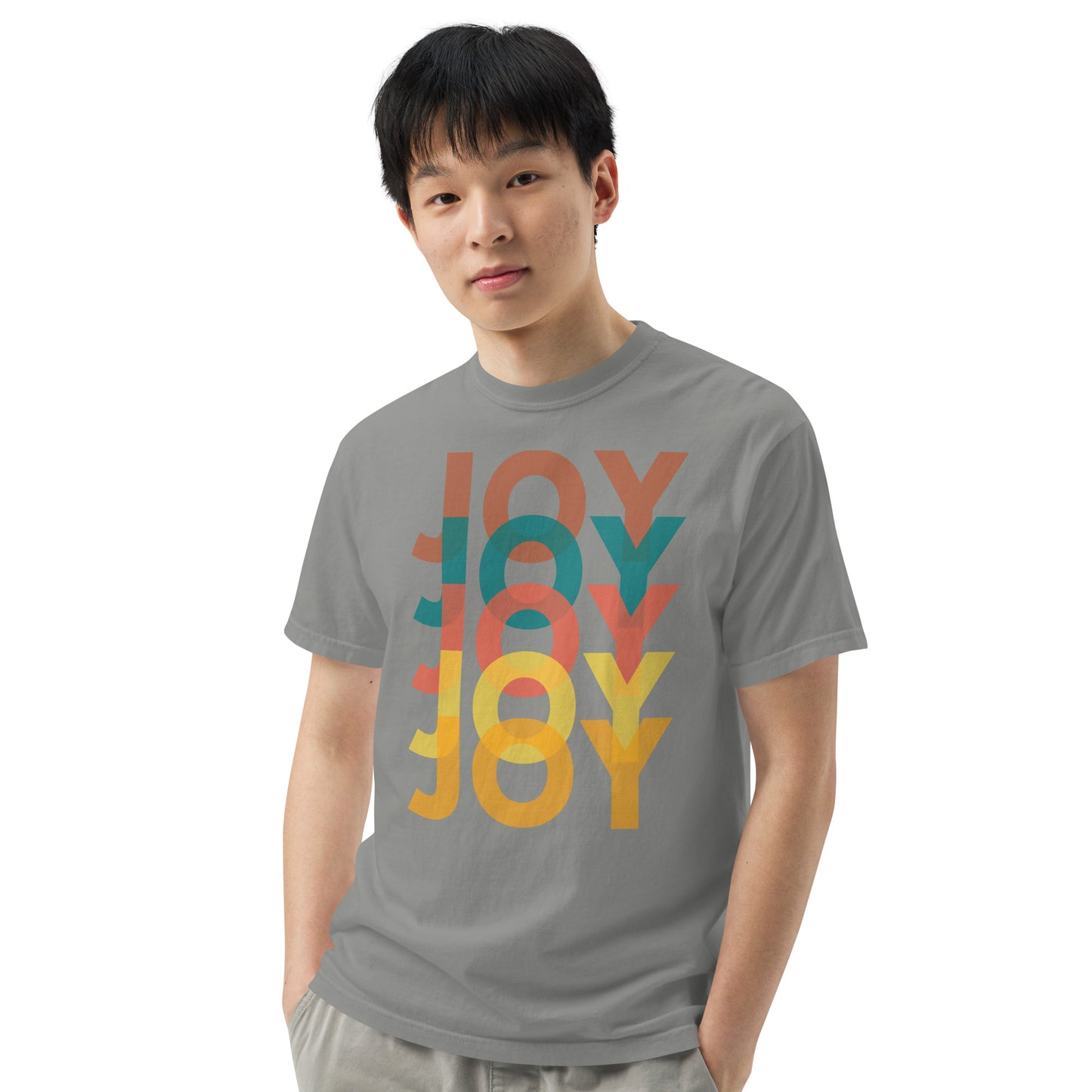 JOY Men’s garment-dyed heavyweight t-shirt