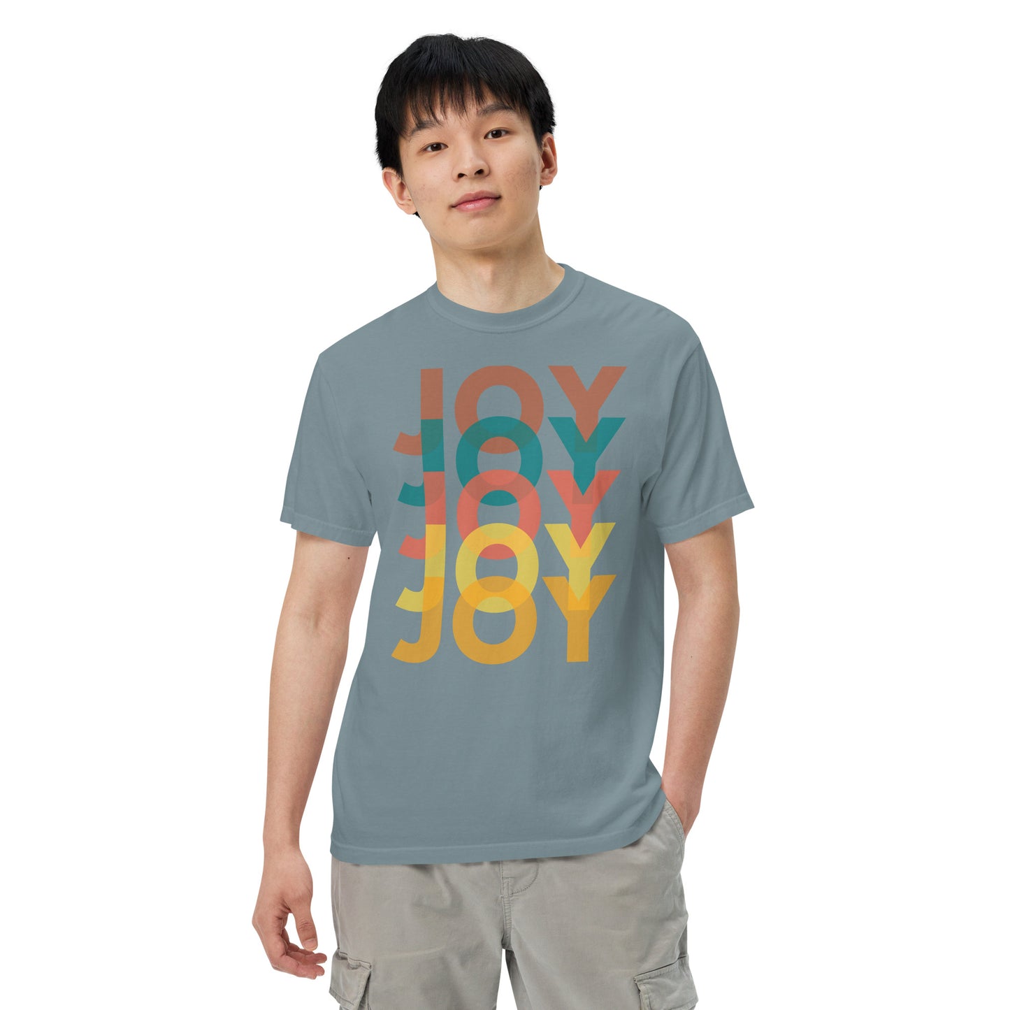 JOY Men’s garment-dyed heavyweight t-shirt