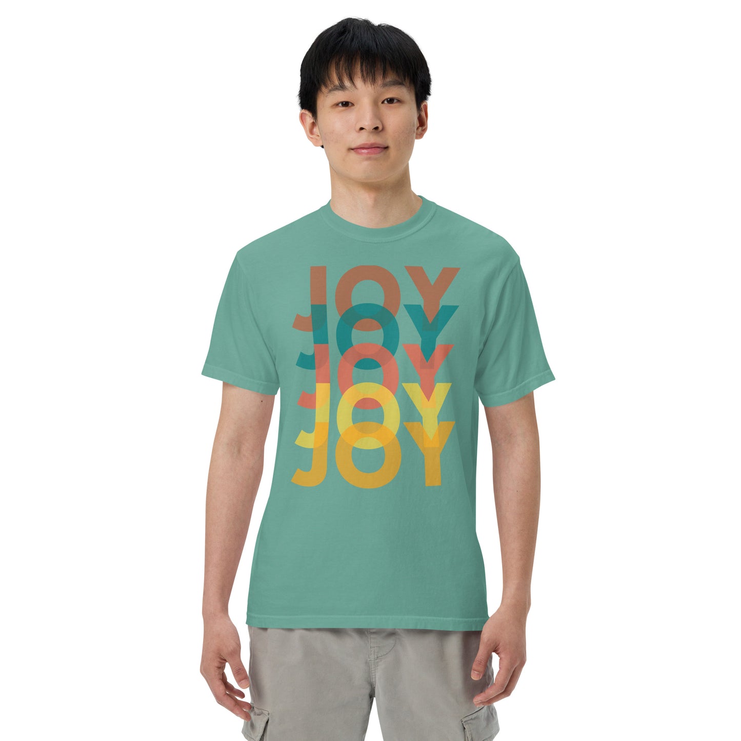 JOY Men’s garment-dyed heavyweight t-shirt