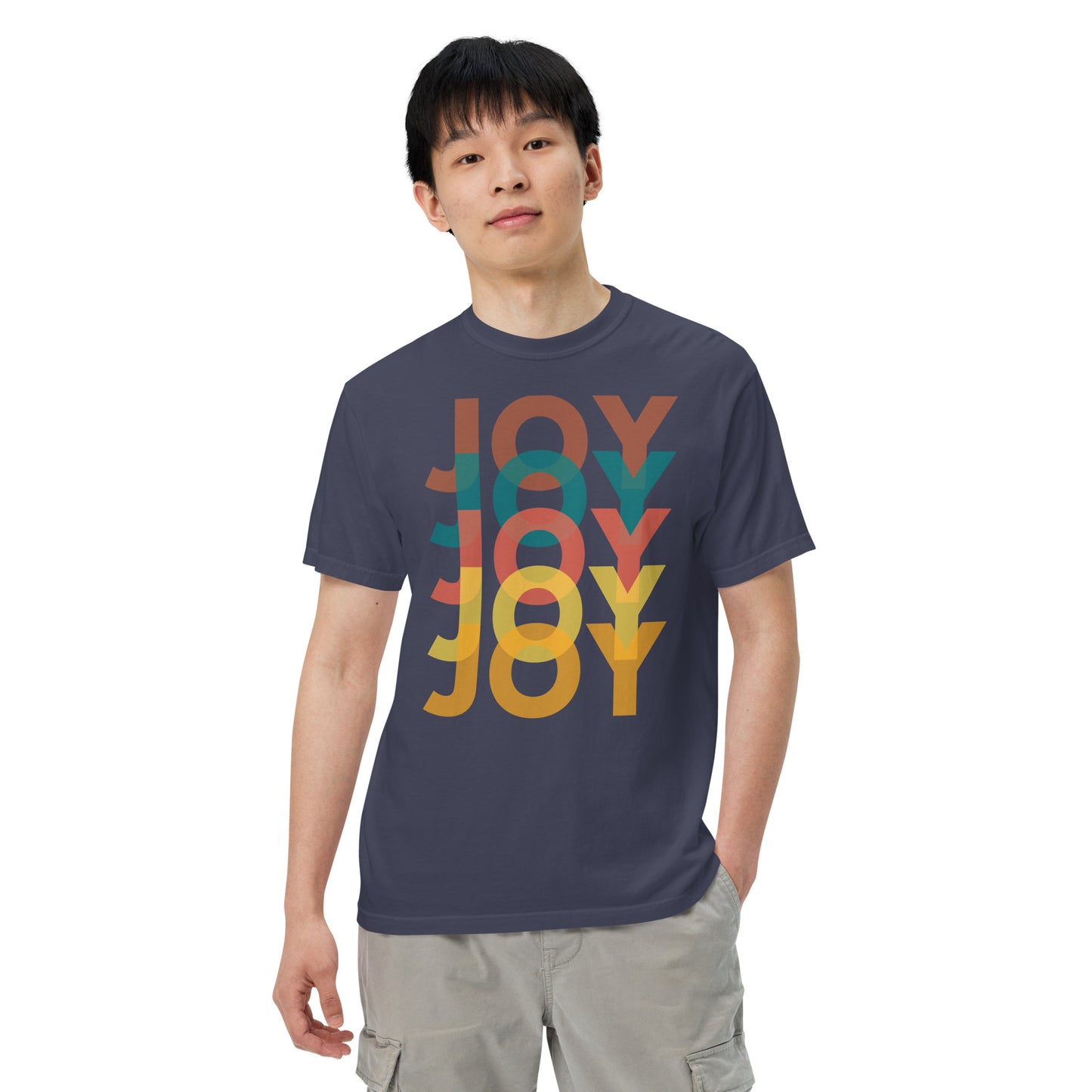 JOY Men’s garment-dyed heavyweight t-shirt