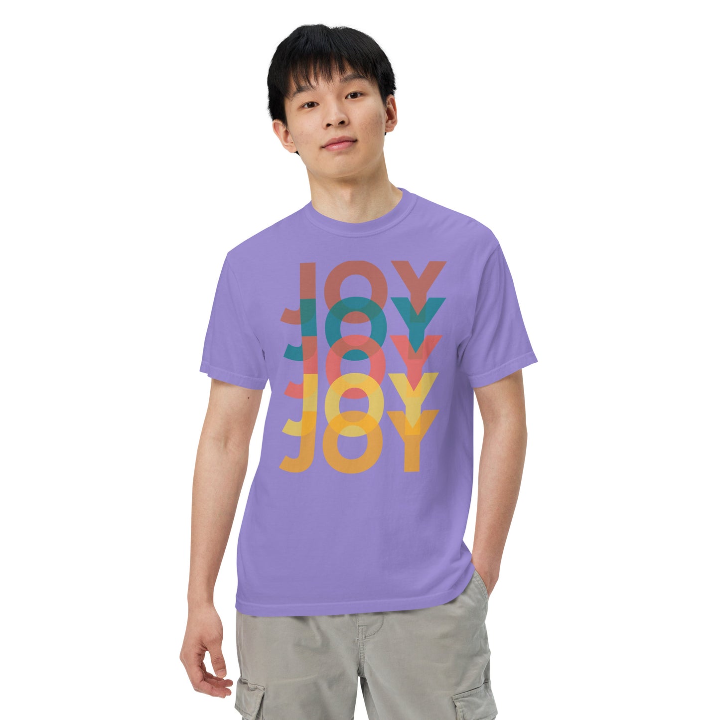 JOY Men’s garment-dyed heavyweight t-shirt