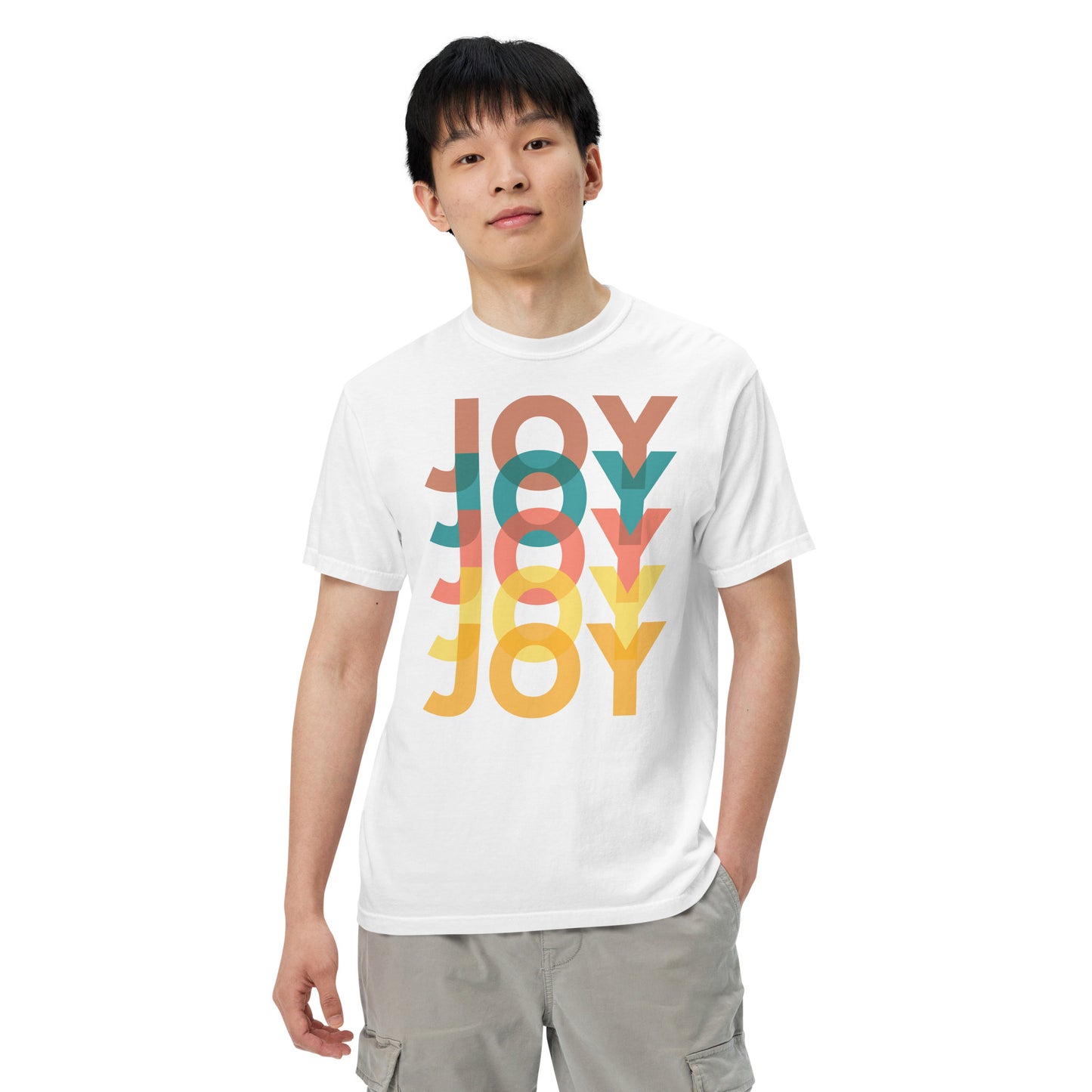 JOY Men’s garment-dyed heavyweight t-shirt