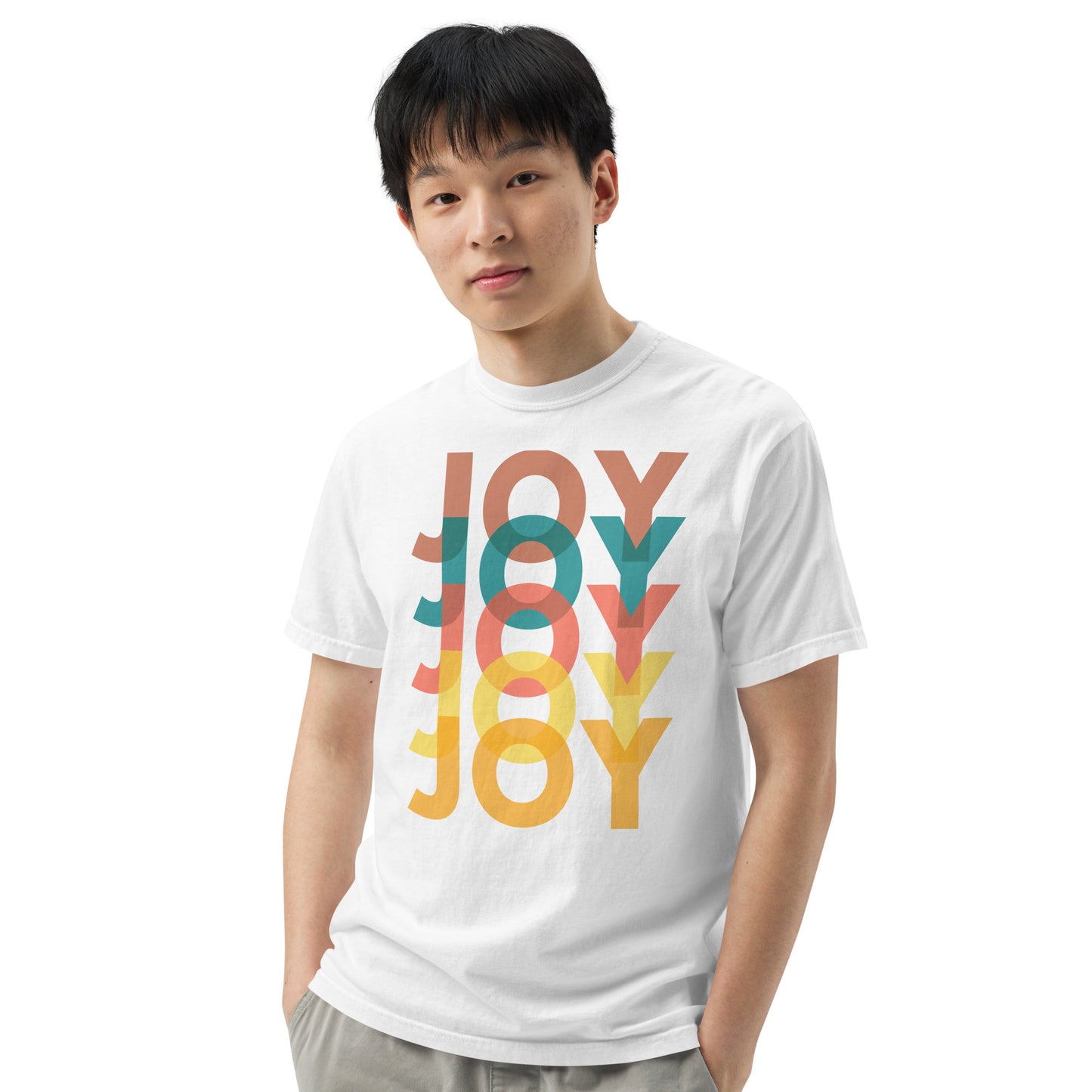 JOY Men’s garment-dyed heavyweight t-shirt