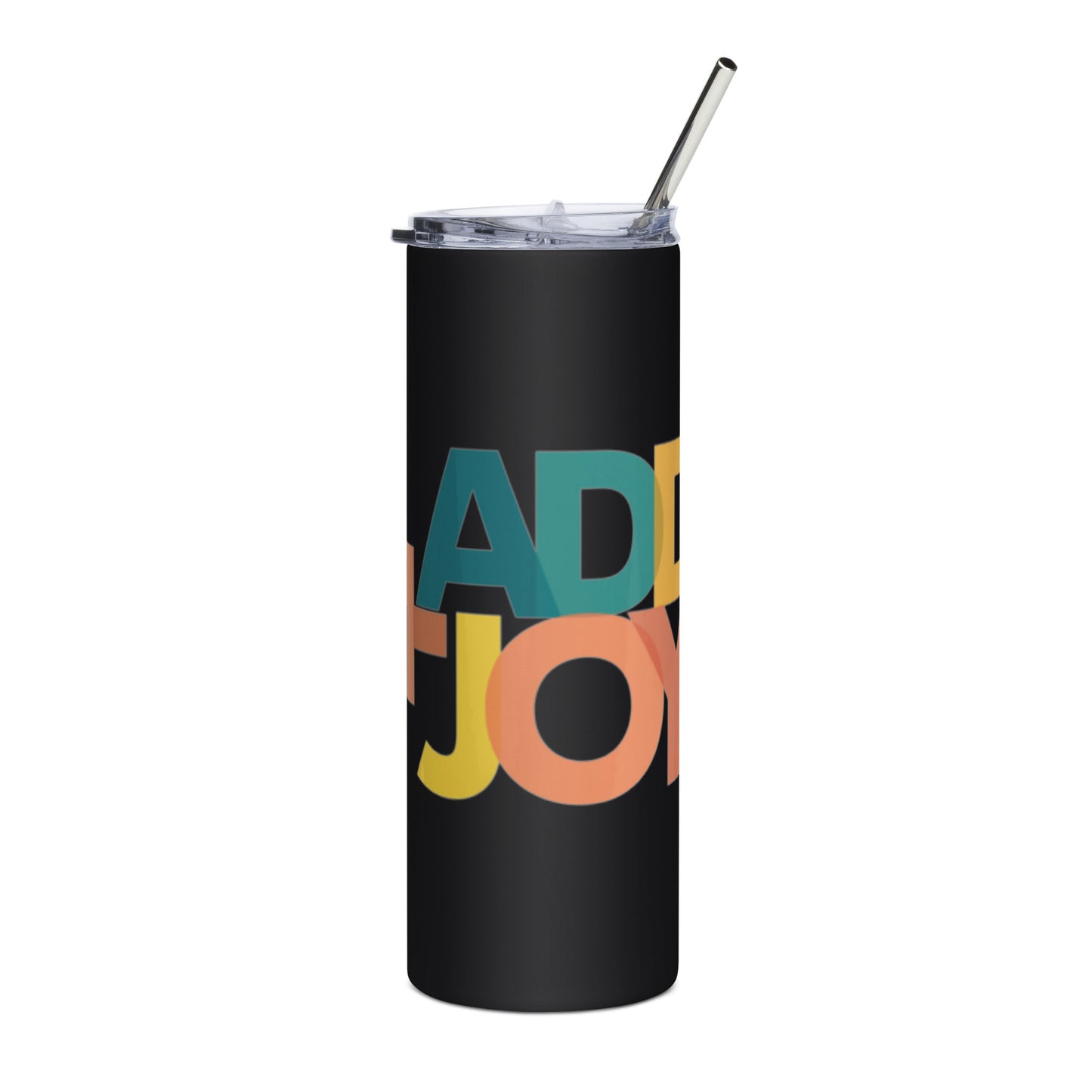 addJOY stainless steel tumbler