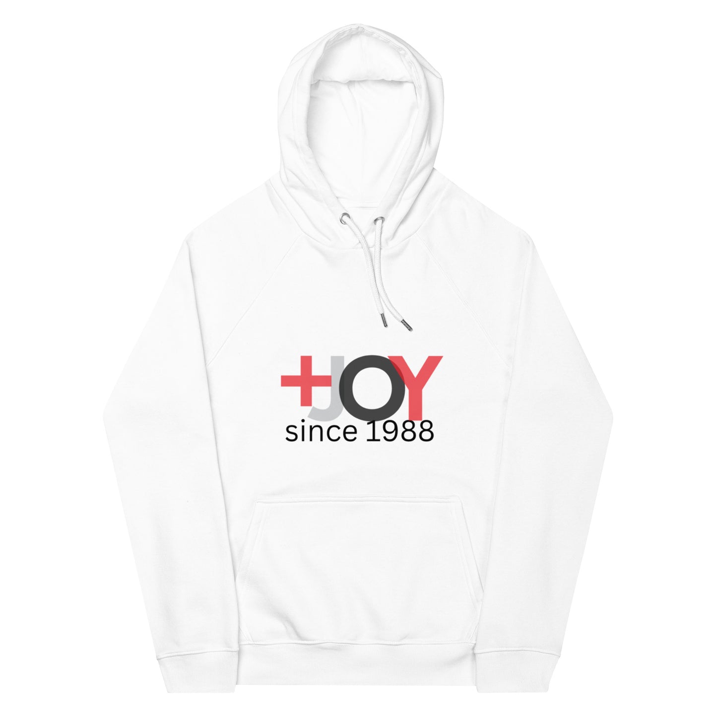 since 1988 unisex eco raglan hoodie