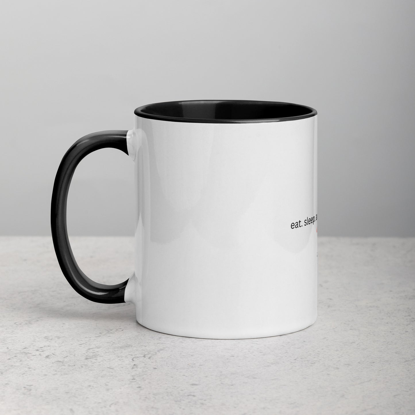 Eat. Sleep. addJOY Mug with Color Inside