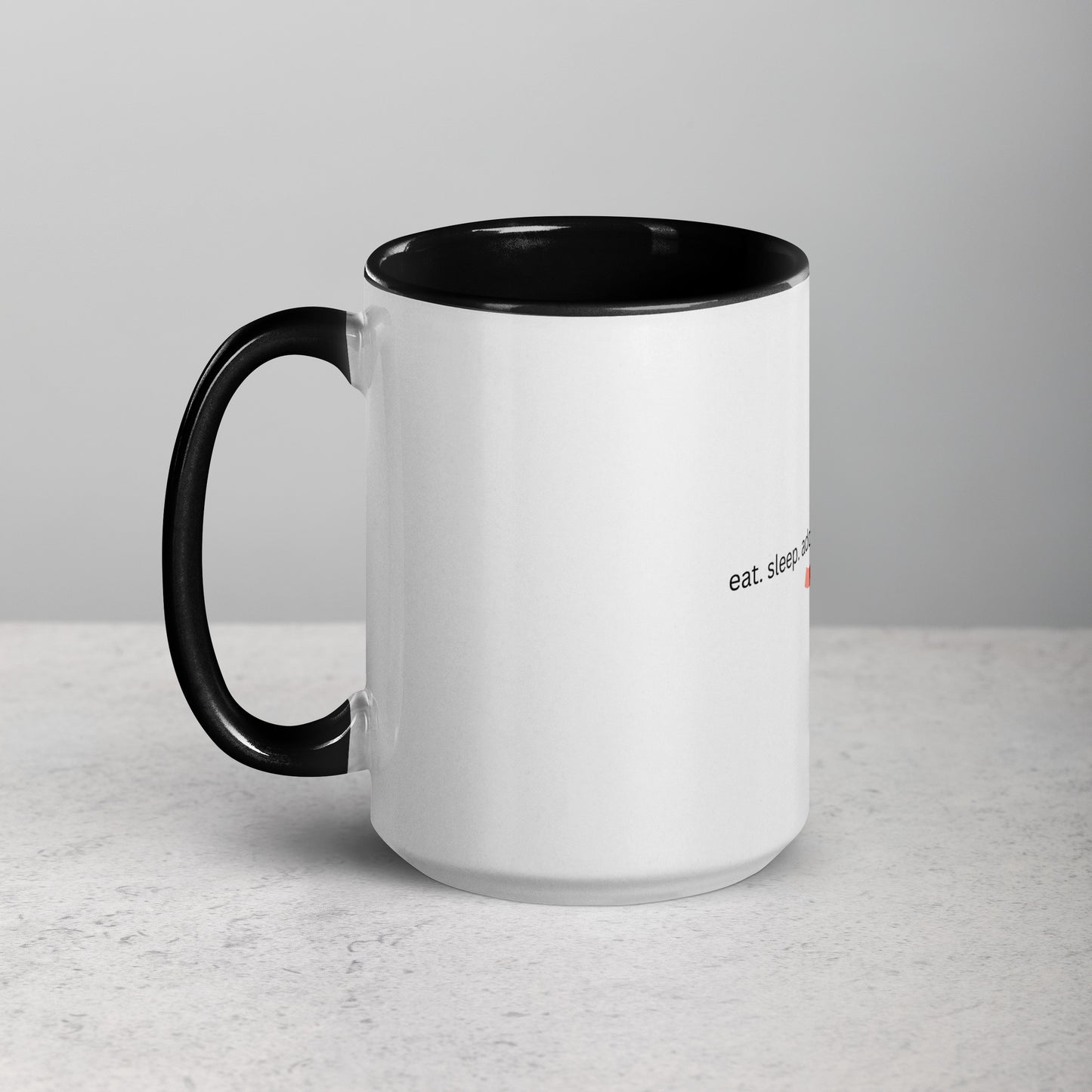 Eat. Sleep. addJOY Mug with Color Inside