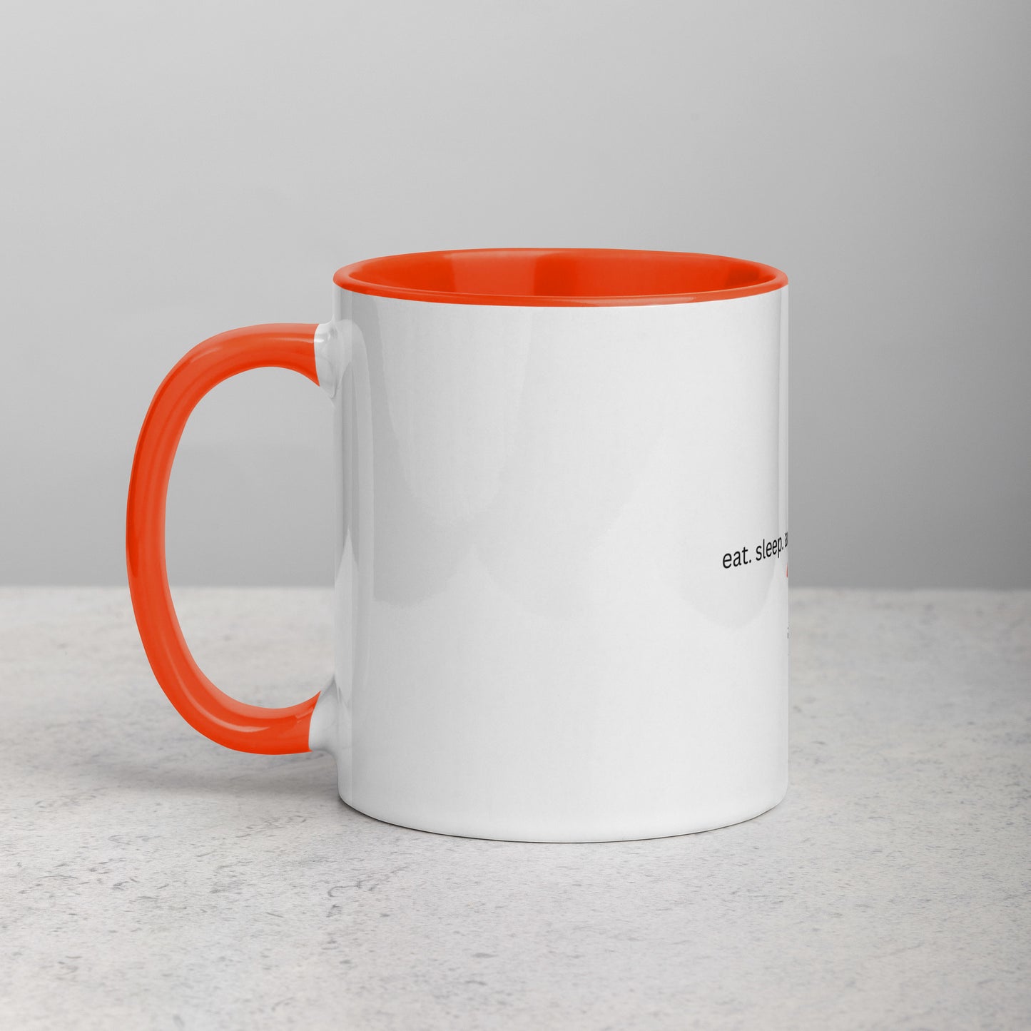 Eat. Sleep. addJOY Mug with Color Inside